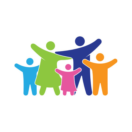 Family care logo vector templateのイラスト素材