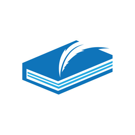 Book Logo Template vectorのイラスト素材