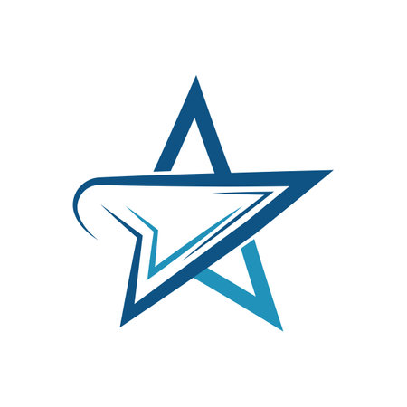 Star Logo Template vector icon illustration designのイラスト素材