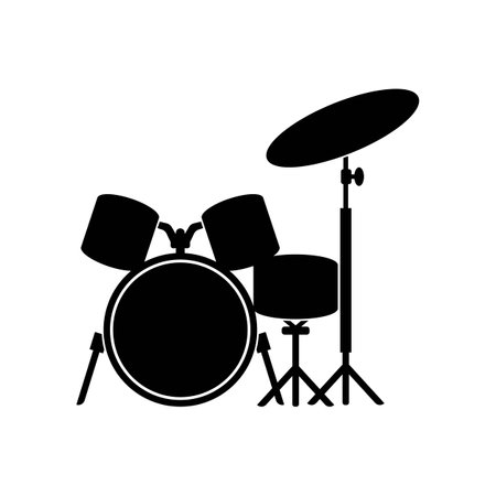 Drum music instrument icon vector illustration - vectorのイラスト素材