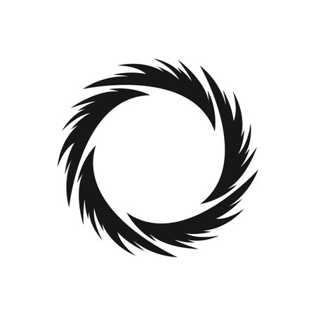 Business logo, vortex, spiral icon vector templateのイラスト素材