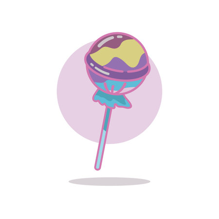 Sweet Candy icon illustration vector flat designのイラスト素材