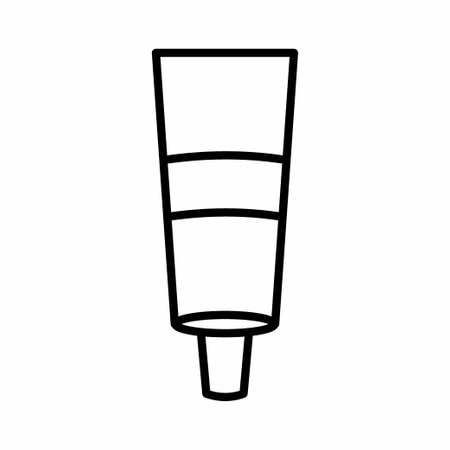 Icon Vector of Painting Paint - Line Style - simple illustration. Editable stroke. Design template vector.outline style design.Vector graphic illustrationのイラスト素材