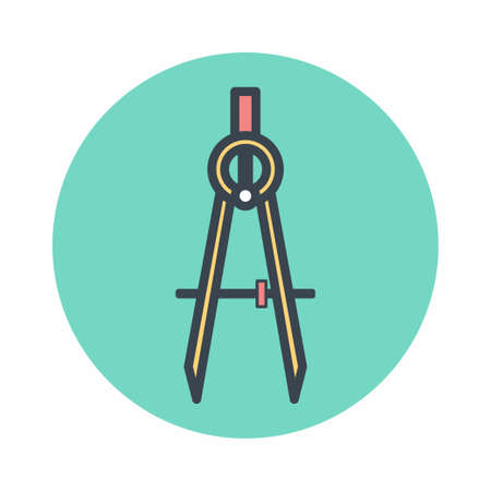 Icon Vector of Measuring Term - Color Mate Style - simple illustration. Editable stroke. Design template vector.outline style design.Vector graphic illustrationのイラスト素材