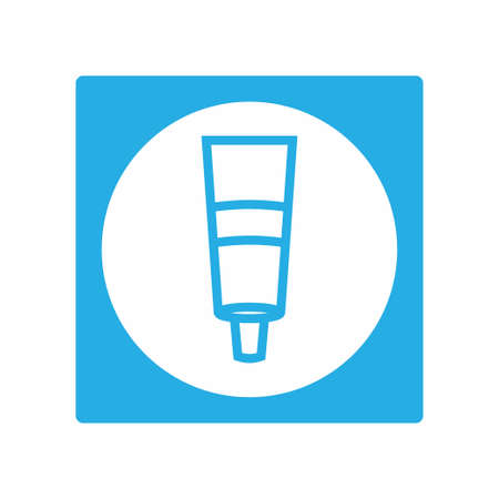 Icon Vector of Painting Paint - White Moon Style - simple illustration. Editable stroke. Design template vector.outline style design.Vector graphic illustrationのイラスト素材