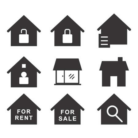 Vector Graphic of Hotel and Restaurant Set Icon Part 7 - Black Style - simple illustration. Editable stroke. Design template vector.outline style design.Vector graphic illustrationのイラスト素材