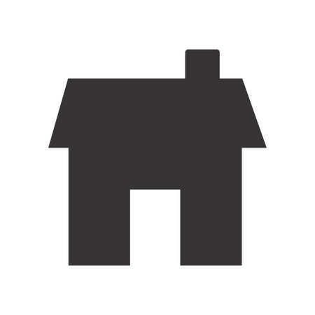 Vector Graphic of House - Black Style - simple illustration. Editable stroke. Design template vector.outline style design.Vector graphic illustrationのイラスト素材