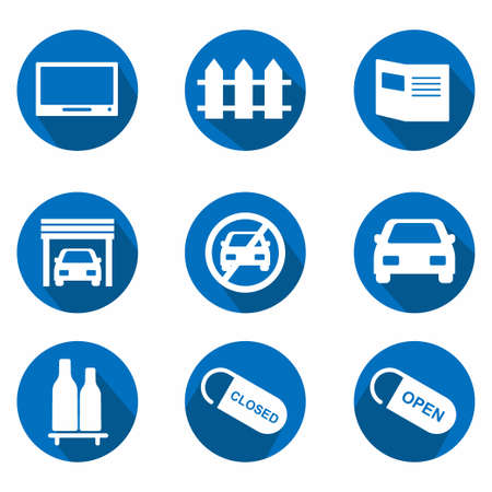Vector Graphic of Hotel and Restaurant Set Icon Part 6 - Flat Style - simple illustration. Editable stroke. Design template vector.outline style design.Vector graphic illustrationのイラスト素材