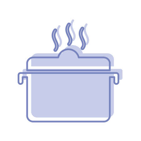 Vector Graphic of - Hot Food - Twins Style - simple illustration. Editable stroke. Design template vector.outline style design.Vector graphic illustrationのイラスト素材