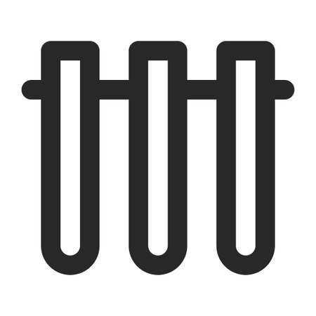 Icon Vector of Vials 2 Glyph Style. Simple illustration, Editable stroke, Design template vector, Good for prints, posters, advertisements, announcements, info graphics, etc.のイラスト素材