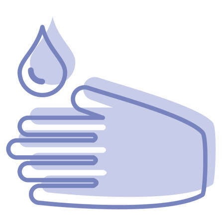 Icon Vector of Wash Two Tone Style. Simple illustration, Editable stroke, Design template vector, Good for prints, posters, advertisements, announcements, info graphics, etc.のイラスト素材