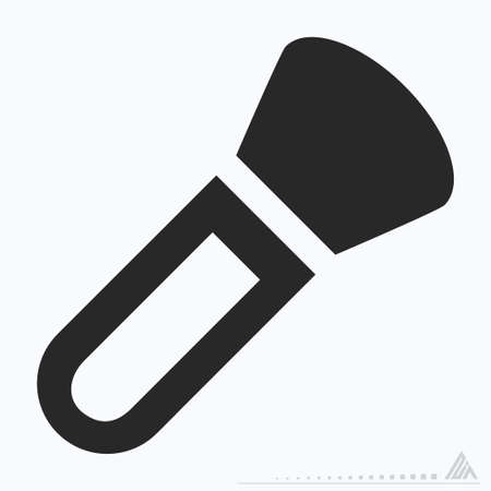 Icon Vector of Brush Large - Glyph Style - Simple illustration, Editable stroke, Design template vector, Good for prints, posters, advertisements, announcements, info graphics, etc.のイラスト素材
