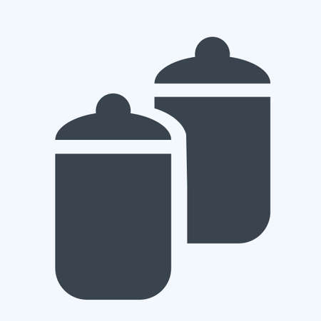 Icon Holding - Glyph Style - Simple illustration, Editable stroke, Design template vector, Good for prints, posters, advertisements, announcements, info graphics, etc.のイラスト素材