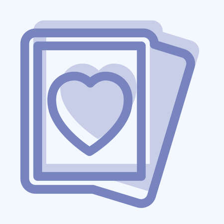 Icon Jack - Two Tone Style,Simple illustration,Editable stroke,Design template vector, Good for prints, posters, advertisements, announcements, info graphics, etc.の写真素材