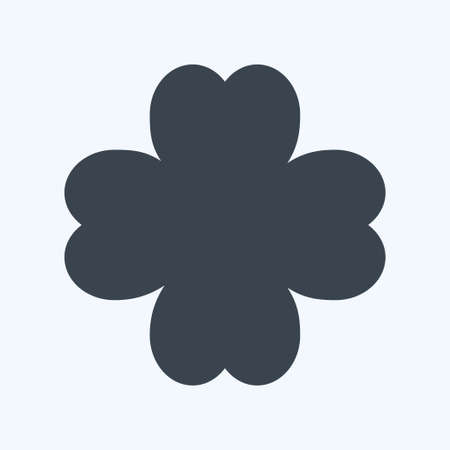 Icon Lucky - Glyph Style,Simple illustration,Editable stroke,Design template vector, Good for prints, posters, advertisements, announcements, info graphics, etc.の写真素材