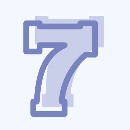Icon Slot Game - Two Tone Style,Simple illustration,Editable stroke,Design template vector, Good for...