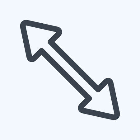Icon Scale Left - Line Style,Simple illustration,Editable stroke,Design template vector, Good for prints, posters, advertisements, announcements, info graphics, etc.の写真素材