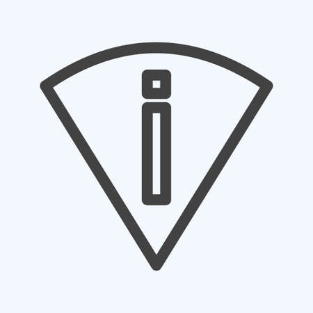 Icon Perm Scan Wifi - Line Style - Simple illustration,Editable strokeIcon Perm Scan Wifi - Line Style - Simple illustration,Editable stroke,Design template vector, Good for prints, posters, advertisements, announcements, info graphics, etc.のイラスト素材