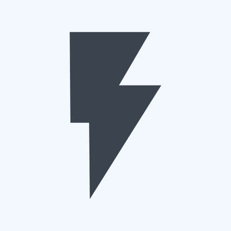 Icon Flash On - Glyph Style - Simple illustration,Editable stroke,Design template vector, Good for prints, posters, advertisements, announcements, info graphics, etc.の写真素材