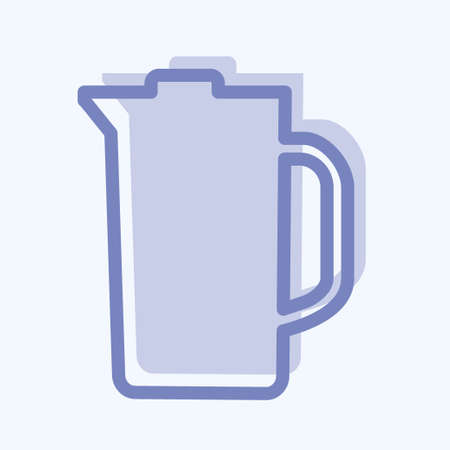 Icon Juicer - Two Tone Style - Simple illustration,Editable stroke,Design template vector, Good for prints, posters, advertisements, announcements, info graphics, etc.のイラスト素材