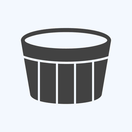 Icon Creme Brulee - Glyph Style - Simple illustration,Editable stroke,Design template vector, Good for prints, posters, advertisements, announcements, info graphics, etc.のイラスト素材