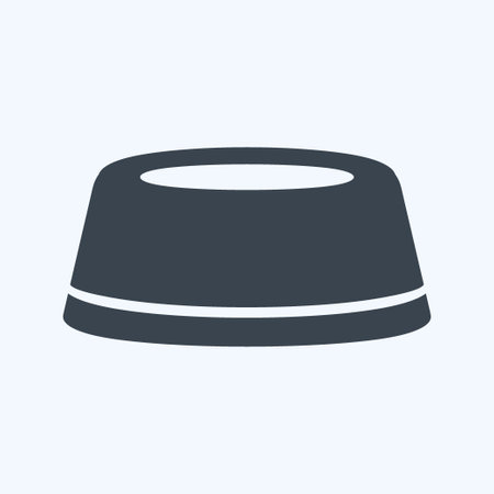 Icon Cap - Glyph Style - Simple illustration,Design Icon vector, Good for prints, posters, advertisements, announcements, info graphics, etc.のイラスト素材