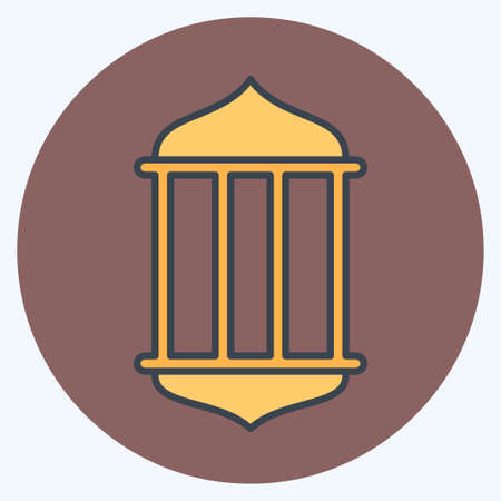 Icon Overhead Light - Color Mate Style - Simple illustration,Design Icon vector, Good for prints, posters, advertisements, announcements, info graphics, etc.のイラスト素材