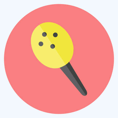 Icon Shaker Toy 1 - Flat Style - Simple illustration,Design template vector, Good for prints, posters, advertisements, announcements, info graphics, etc.のイラスト素材