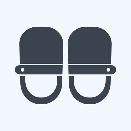 Icon Baby Shoes - Glyph Style - Simple illustration,Design template vector, Good for prints, posters, advertisements, announcements, info graphics, etc.のイラスト素材