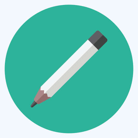 Icon Eye pencils - Flat Style - simple illustration, good for prints , announcements, etcのイラスト素材