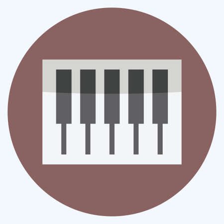 Icon Keys - Flat Style - Simple illustration, Good for Prints , Announcements, Etcのイラスト素材