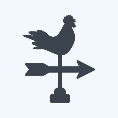 Icon Directions. suitable for Garden symbol. glyph style. simple design editable. design template vector. simple symbol illustrationのイラスト素材