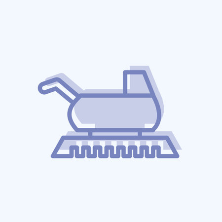 Icon Farming. suitable for Garden symbol. two tone style. simple design editable. design template vector. simple symbol illustrationのイラスト素材