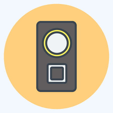 Icon Speaker. suitable for party symbol. color mate style. simple design editable. design template vector. simple symbol illustrationのイラスト素材
