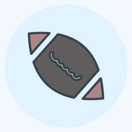 Icon Soccer. suitable for Toy symbol. color mate style. simple design editable. design template vector. simple symbol illustrationのイラスト素材