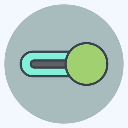Icon Switch On. suitable for web interface symbol. color mate style. simple design editable. design template vector. simple symbol illustrationのイラスト素材
