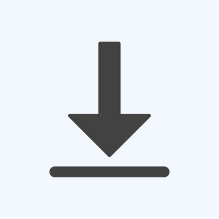 Icon Get App. suitable for Infographics symbol. glyph style. simple design editable. design template vector. simple symbol illustrationの写真素材