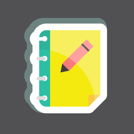 Sticker Official Document. suitable for Wedding symbol. simple design editable. design template vector. simple symbol illustrationのイラスト素材