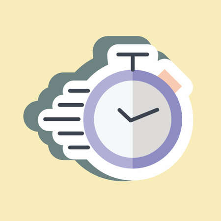 Sticker Quick Response. suitable for Feedback symbol. simple design editable. design template vector. simple symbol illustrationのイラスト素材