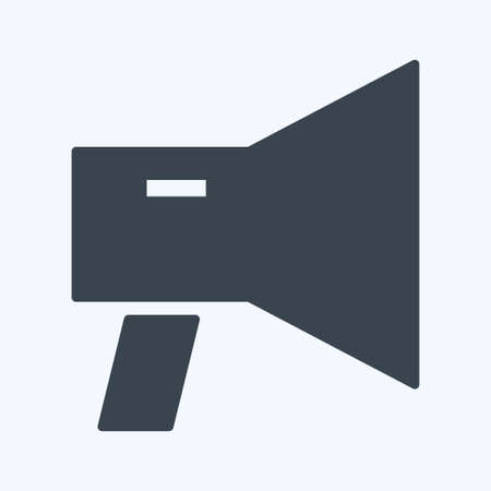 Icon Digital Marketing. suitable for Education symbol. glyph style. simple design editable. design template vector. simple symbol illustrationのイラスト素材