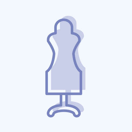 Icon Dummy. suitable for Tailor symbol. two tone style. simple design editable. design template vector. simple symbol illustrationのイラスト素材