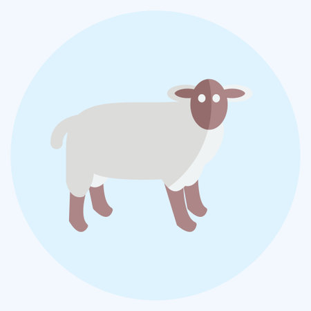 Icon Farm Animal. suitable for Garden symbol. flat style. simple design editable. design template vector. simple symbol illustrationのイラスト素材