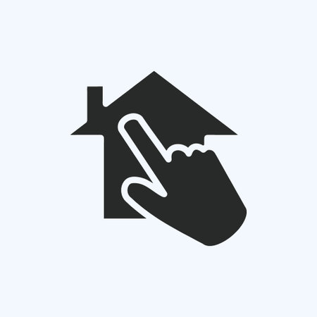 Icon Choose. suitable for education symbol. glyph style. simple design editable. design template vector. simple illustrationのイラスト素材