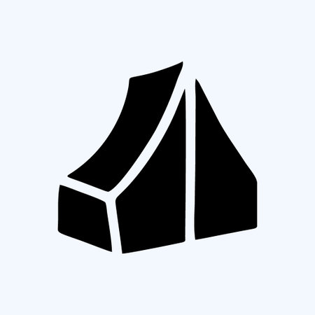 Icon Camp. suitable for education symbol. glyph style. simple design editable. design template vector. simple illustrationのイラスト素材