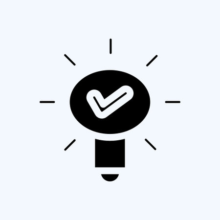 Icon Creativity. suitable for Startup symbol. glyph style. simple design editable. design template vector. simple illustrationのイラスト素材