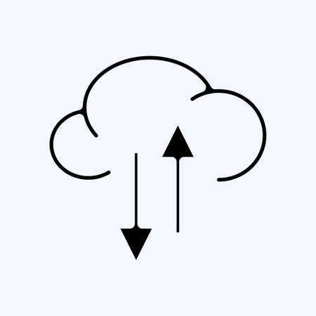 Icon Sync. suitable for Startup symbol. glyph style. simple design editable. design template vector. simple illustrationのイラスト素材