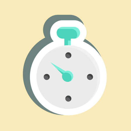 Sticker Deadline. suitable for Startup symbol. simple design editable. design template vector. simple illustrationのイラスト素材