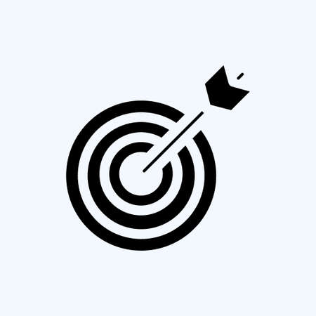 Icon Precision. suitable for Startup symbol. glyph style. simple design editable. design template vector. simple illustrationのイラスト素材