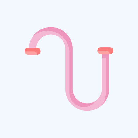 Icon Drain Cleaning. suitable for Kids symbol. flat style. simple design editable. design template vector. simple illustrationのイラスト素材