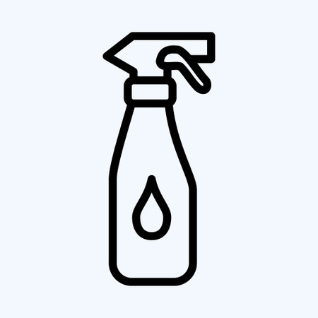 Icon Spray. suitable for Kids symbol. line style. simple design editable. design template vector. simple illustrationのイラスト素材